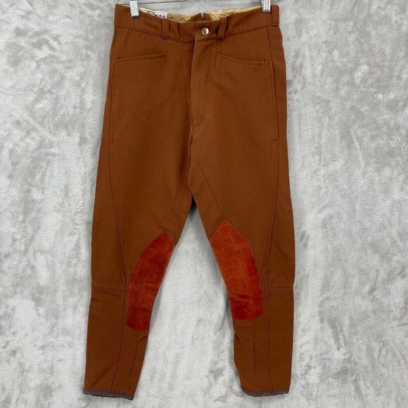 Vintage Equestrian Correct Riding Apparel Breeches Riding Pants Rust - Picture 1 of 13